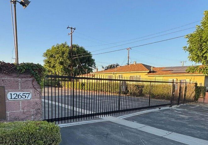 On-site management and security gate for safety