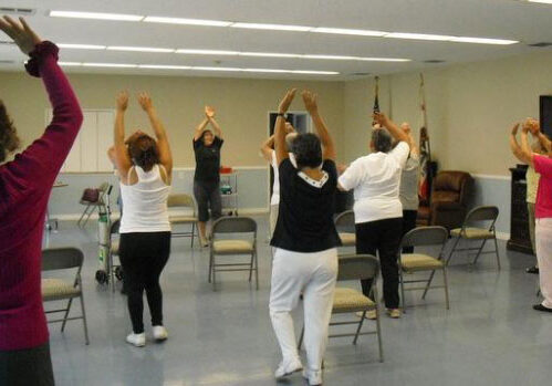 Residents enjoy staying fit and healthy.